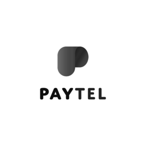Folded ribbon letter P logo